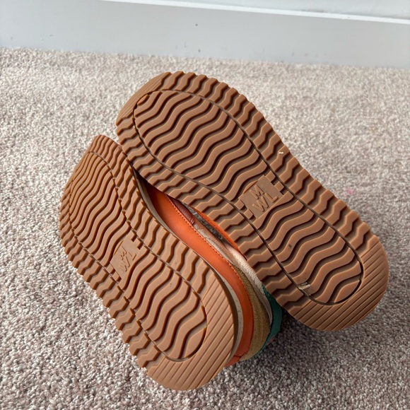 Madewell Kickoff Trainer Sneakers Colorblock Leather Women's 8 - Picture 7 of 9